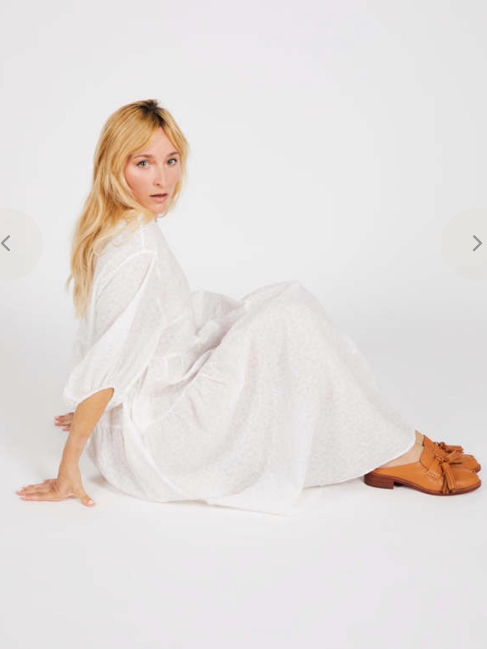Intentionally Blank Collin Dress from Garmentory Free Size cotton Tiered Dress - Picture 6 of 14